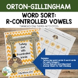 R-Controlled Vowels: Thanksgiving | Holiday Turkey Word So