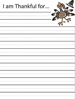 Turkey Writing Paper by Learning Without Limits  TPT