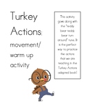 Turkey actions activity pack