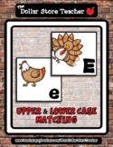 Turkey and Chicken - Farm - A to Z Upper & Lower Case Matc