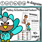 Turkey in Disguise Crafts Centers & Music | Turkey Themed 