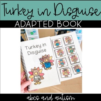Preview of Turkey in Disguise Adapted Book for Special Education