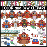 Turkey in Disguise Clipart | Disguise a turkey | Thanksgiving