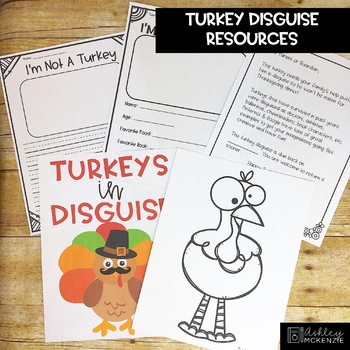 Turkeys in Disguise Thanksgiving Craftivity & Bulletin Board Kit!