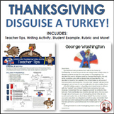 Turkey in Disguise Thanksgiving Writing Activity
