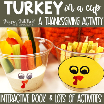 Preview of Turkey in a Cup a Thanksgiving No Bake Snack Activity