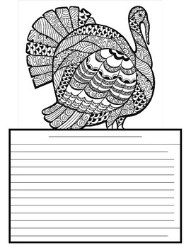 Preview of Turkey paragraph sheet