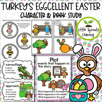 Preview of Turkey's Eggcellent Easter Book Companion and Activities