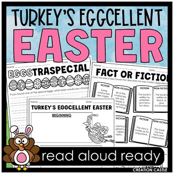 Preview of Turkey's Eggcellent Easter Book Companion for Spring Read Alouds
