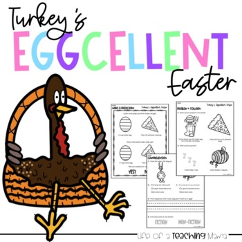 Preview of Turkey's Eggcellent Easter | Google Slides™ + Printables