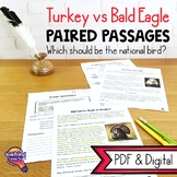 Turkey vs Bald Eagle: Paired Reading Comprehension Passage