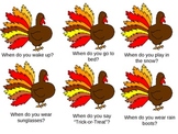 Turkey wh questions