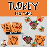 TurkeyLetter and Number Task Cards