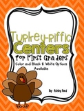 November Math and Literacy Centers for First Grade