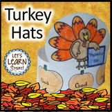 Turkey Hats Craft for Thanksgiving Hats Activities & Bookmarks