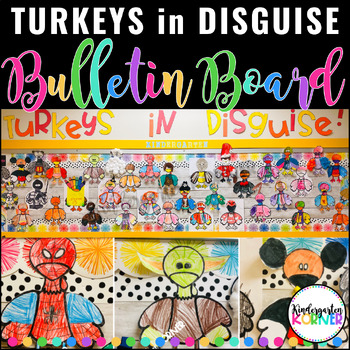 Preview of Turkey in Disguise Thanksgiving Bulletin Board Disguise a Turkey | Election Day