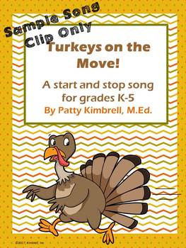 Preview of Turkeys on the Move! Sample Song