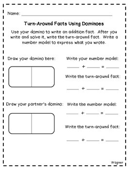 Preview of Turn-Around Facts Lesson