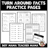 Turn Around Facts Practice Pages (Commutative Property)