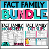Turn Around Facts and Fact Family Bundle: Fact Families Wo
