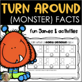 Turn Around {Monster} Facts - First Grade Math Addition Strategy