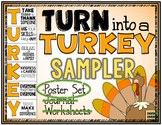 Turn Into A Turkey! Posters Set for Giving Thanks and Giving Back