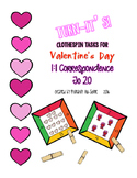 Turn-It's: Valentine's Day Themed Clothespin Task for 1:1 