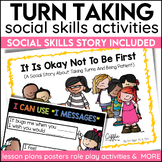 Turn Taking Social Story & Patience Activities for SEL