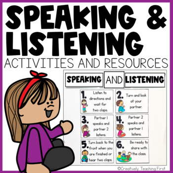 Preview of Mini Lesson Speaking and Listening with a Partner