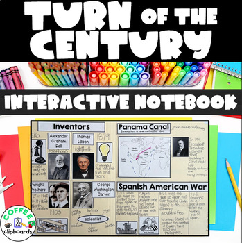 Preview of Turn of the Century Interactive Notebook - Scrapbook Activity SS5H1