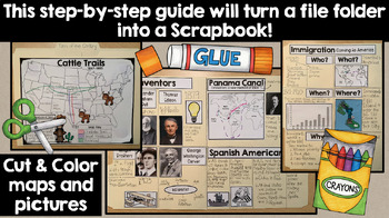 Turn of the Century Interactive Notebook - Scrapbook Activity SS5H1