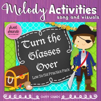 Preview of Turn the Glasses Over I've Been to Harlem Melody Activities - Low So