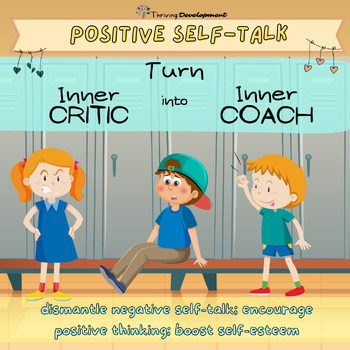 Preview of Turn your Inner Critic into an Inner Coach| Positive Self-Talk| CBT Toolbox