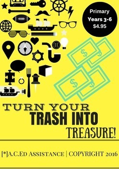 Preview of Turn Your Trash Into Treasure! Design Technology PBL {EDITABLE!}