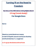 Turning 15 on the Road to Freedom Lit Log (novel study) Fo