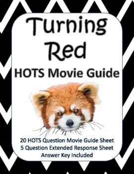 Preview of Turning Red HOTS Movie Guide (2022) - Google Copy Included