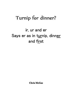 Preview of Turnip for Dinner?