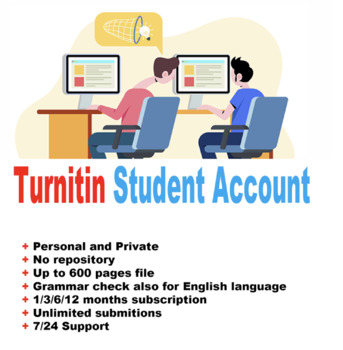 Preview of Turnitin student accounts creation 1 month