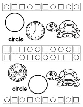 Shapes Hole Punch Cards