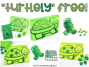 turtle activities freebie games math game activity teacherspayteachers counting choose board