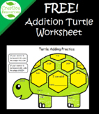Turtle Addition Practice Worksheet