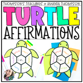 Turtle Affirmations Craft| Mindfulness | SEL Craft