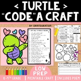 Turtle Craft & Coding Activity: One Page Craft, Poem, Writ