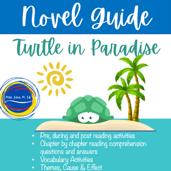 Preview of Turtle In Paradise by Holm Guide | The Great Depression | American History