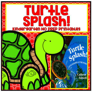 Preview of Turtle Splash! Kindergarten NO PREP Printables