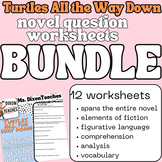 Turtles All the Way Down Comprehension Questions WORKSHEET bundle