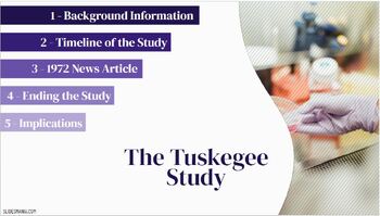 Preview of Tuskegee Study Webquest