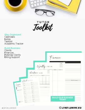 Preview of Tutor Forms - Business Bundle - Track your businesses growth