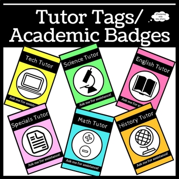 Preview of Tutor Tags / Academic Badges