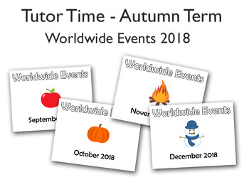 Preview of Tutor Time - Worldwide Events - FALL 2018